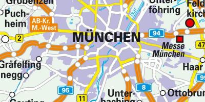 München belváros térkép