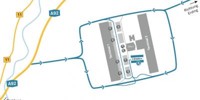 München repülőtéri autókölcsönzés térkép