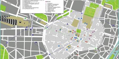 Turista térkép münchen látnivalók