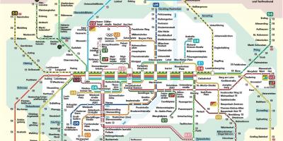 Müncheni vasúti pályaudvar térkép