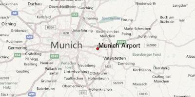 Térkép münchen, valamint a környező terület