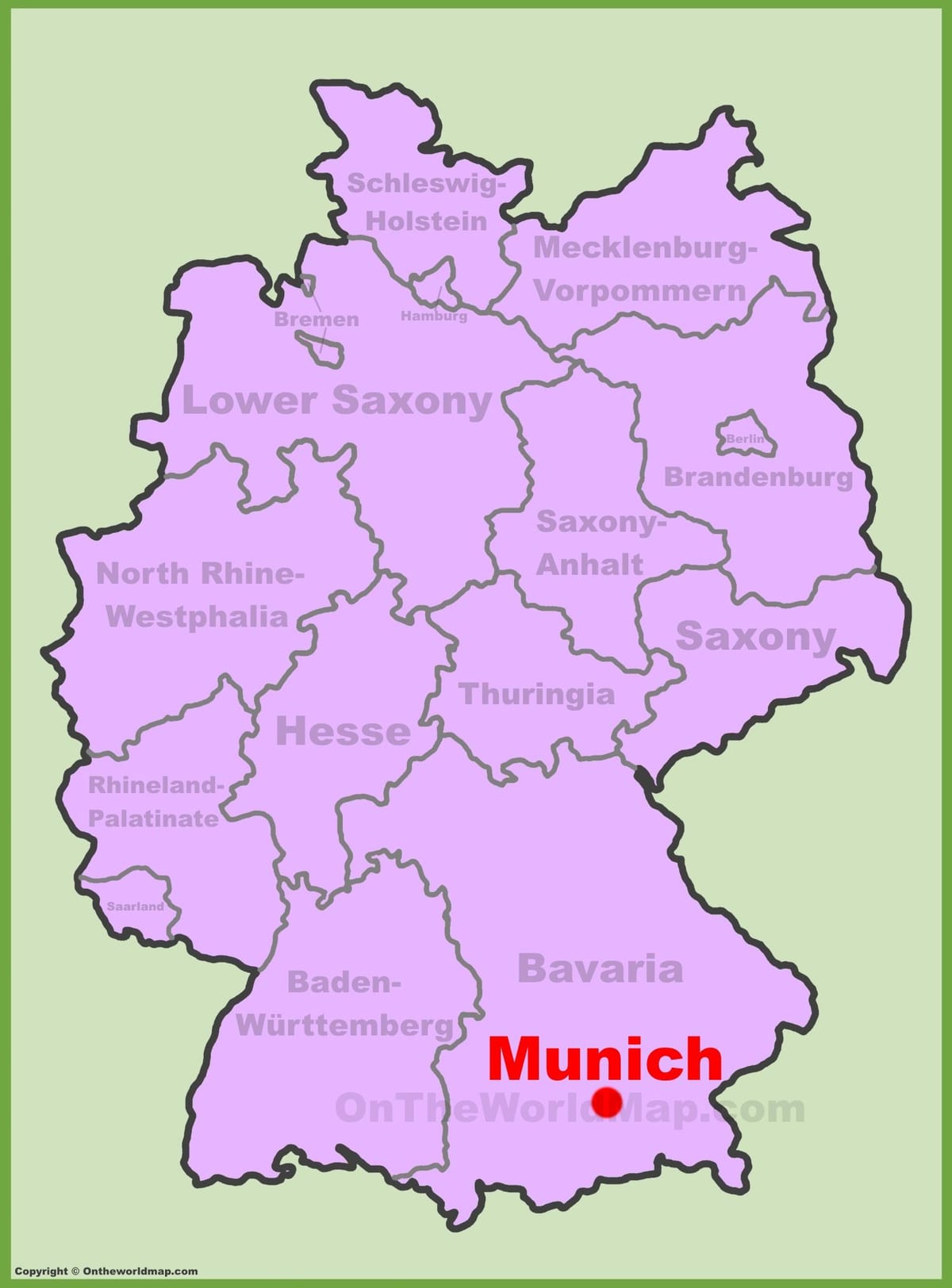 Térkép münchen helye