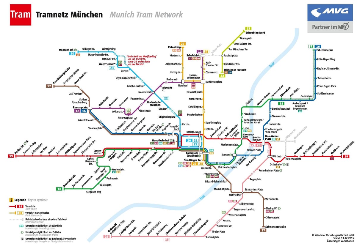 Térkép münchen villamos