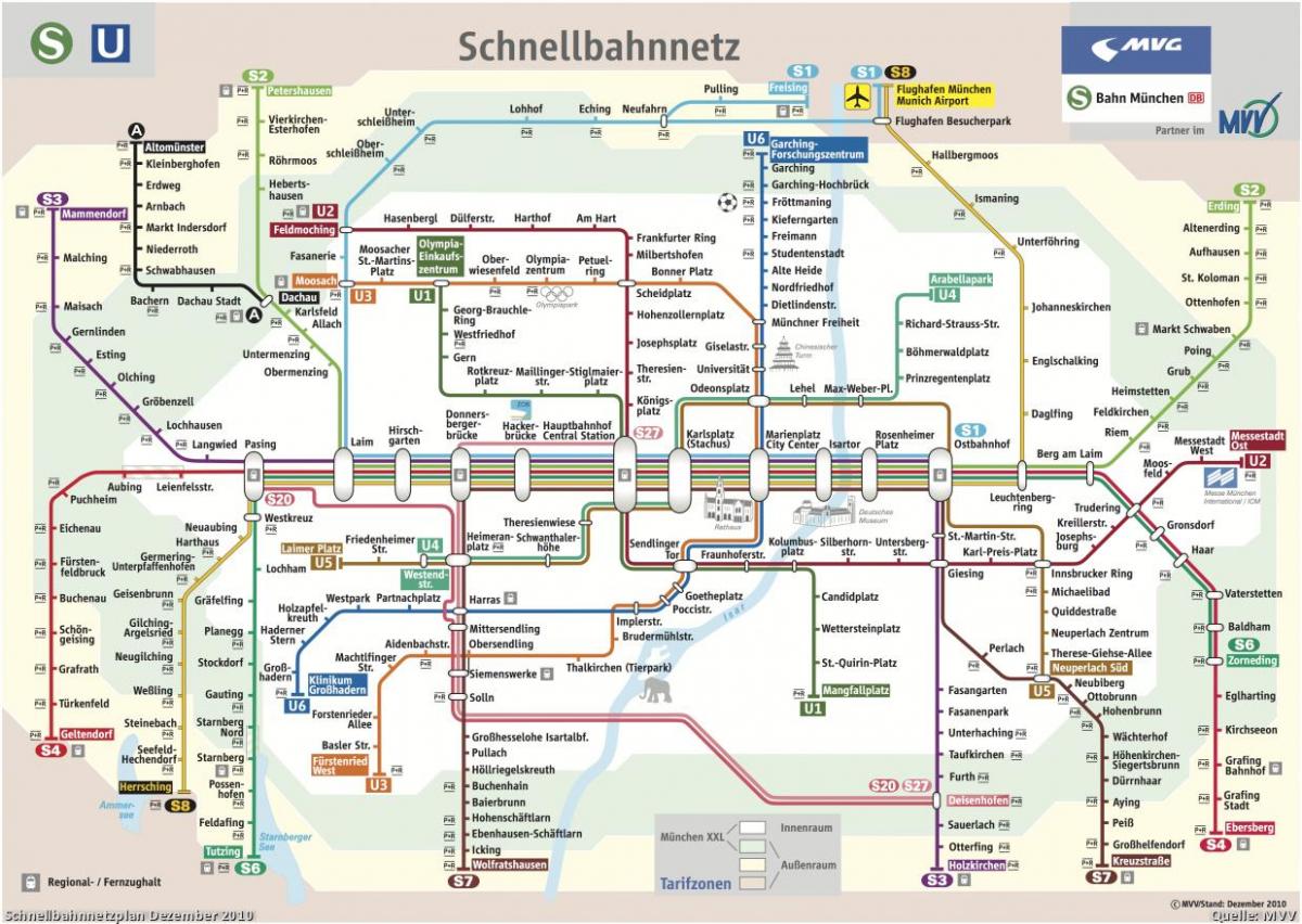 münchen mvg térkép