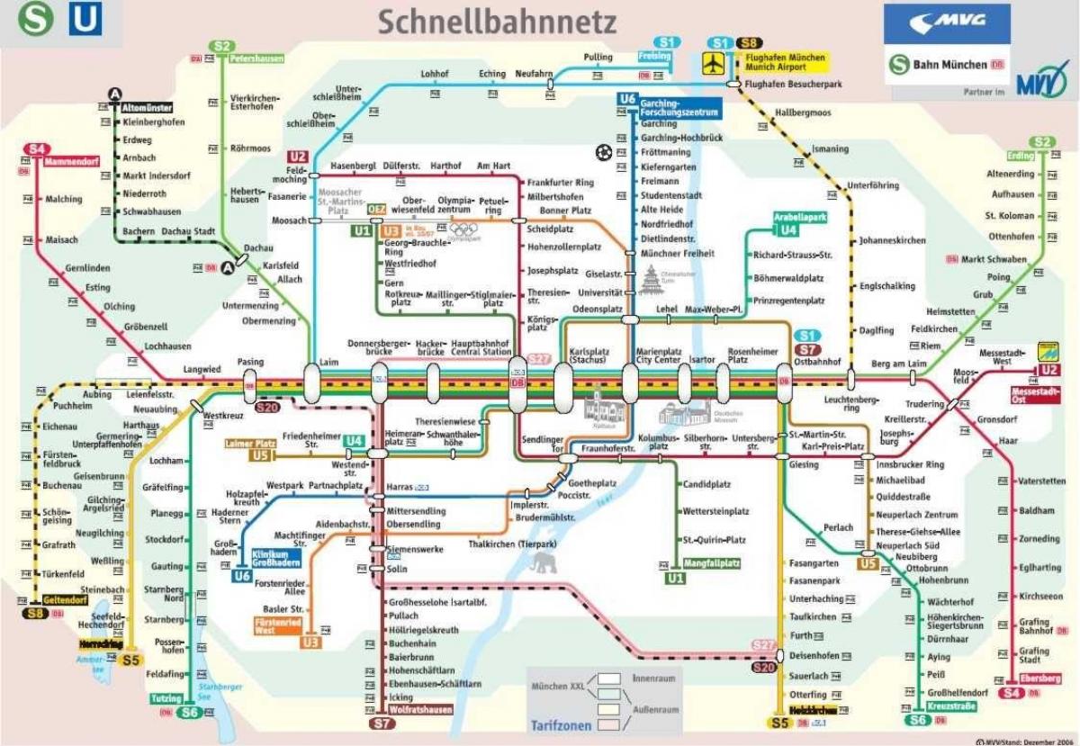 mvv münchen térkép