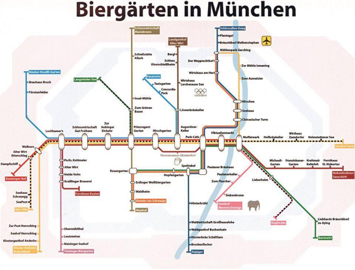 Térkép münchen sörkert