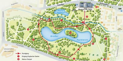 Térkép englischer garten