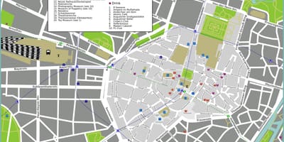 Turista térkép münchen látnivalók