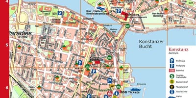 Turista térkép münchen, németország