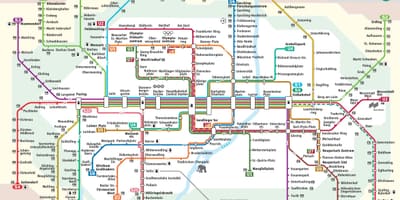München s a vonat térkép