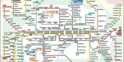 Metró térkép munchen