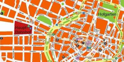 Térkép müncheni sör termek