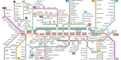 Munchen u-bahn térkép