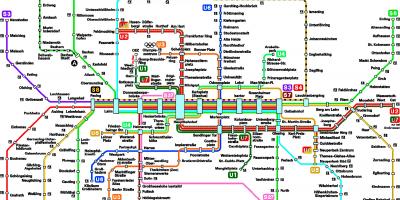 Térkép münchen metró