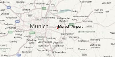 Térkép münchen, valamint a környező terület